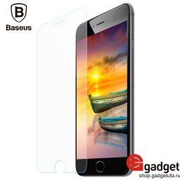 Защитное стекло для iPhone 7 Plus/8 Plus Baseus 2D 0.2mm прозрачное PROMO купить в Уфе