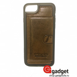 Накладка Pierre Cardin для iPhone 7/8 коричневый PCL-P11 купить в Уфе