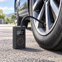 Портативный насос QiCycle Portable Electric Tyre Inflator N2 фото купить уфа
