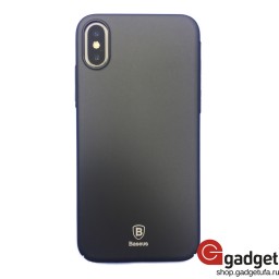 Накладка Baseus Thin Case для iPhone X/Xs пластиковая ультратонкая черная купить в Уфе