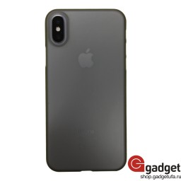 Накладка Baseus Wing Case для iPhone X/Xs прозрачная черная купить в Уфе