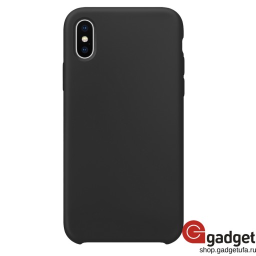 Накладка HOCO для iPhone X/Xs Silicone Case черная