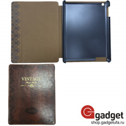 Чехол Mosso для iPad 2/3/4 Premium Leather Case "Vintage" Коричневый купить в Уфе