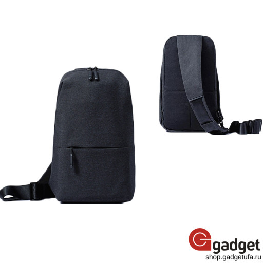 Рюкзак CrossBody Chest Pack Messenger Bag Темно-серый
