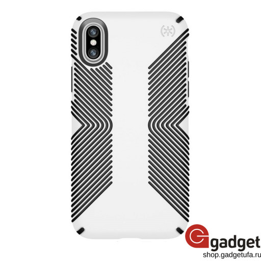 Накладка Speck Presidio Grip для iPhone X/Xs силиконовая белая