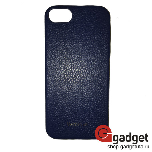 Накладка Vetti Craft LeatherSnap для iPhone 5/5s/SE темно-синяя