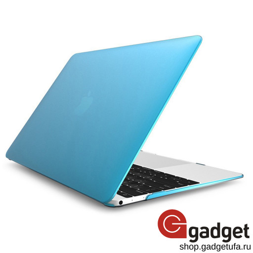 Чехол-накладка пластиковая Novelty для Macbook 12 голубой