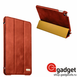 Чехол i-Carer для iPad mini 4 Vintage Series кожаный коричневый купить в Уфе