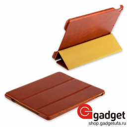 Чехол i-Carer для iPad Pro 10.5 Vintage Series кожаный коричневый купить в Уфе