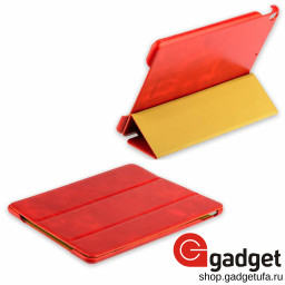 Чехол i-Carer для iPad Pro 10.5 Vintage Series кожаный красный купить в Уфе
