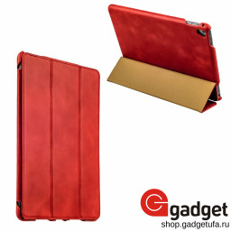 Чехол i-Carer для iPad Pro/2017/2018 Vintage Series кожаный красный купить в Уфе