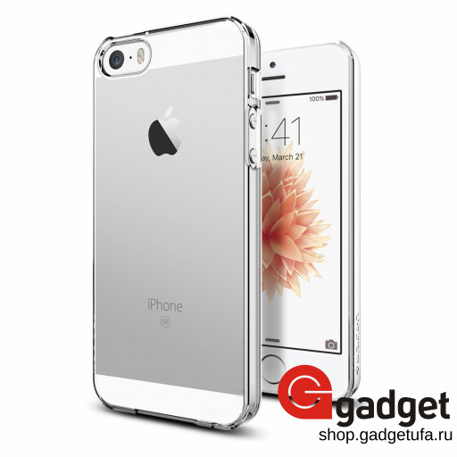 Накладка SGP iPhone 5/5s/SE Crystal Clear пластиковая прозрачная