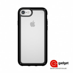 Накладка Speck Presidio Show для iPhone 7/8 пластиковая прозрачная/черная купить в Уфе