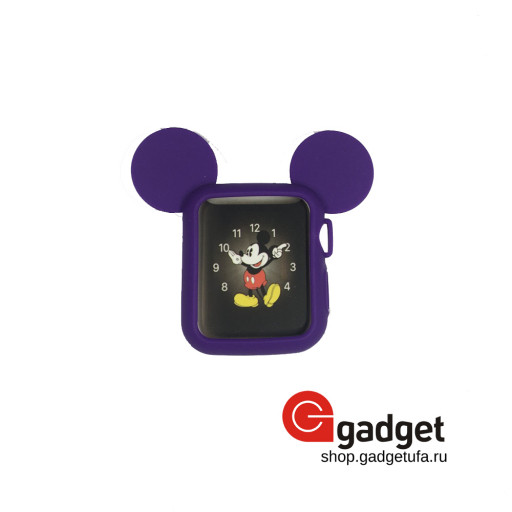 Бампер для Apple Watch 42/44mm Mickey Mouse фиолетовый
