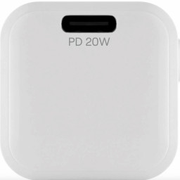 Сетевое зарядное устройство uBear Pulse Wall Charger 20W GaN USB-C белое фото купить уфа