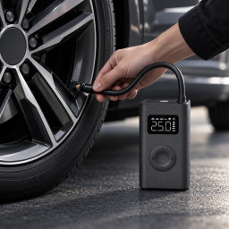 Компрессор Xiaomi Portable Electric Air Compressor 2 фото купить уфа