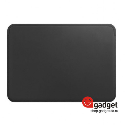 Чехол-накладка кожаная для Macbook 12 черная