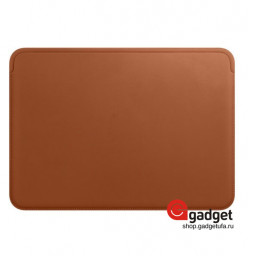 Чехол-накладка кожаная для Macbook Pro 13 коричневая купить в Уфе