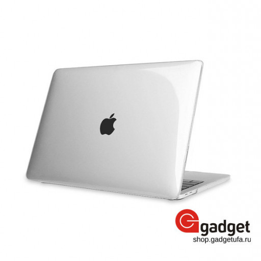 Чехол-накладка пластиковая для Macbook Air 13 прозрачная глянцевая
