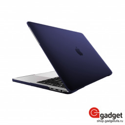 Чехол-накладка пластиковая для Macbook Pro 13 A1708 синяя глянцевая купить в Уфе