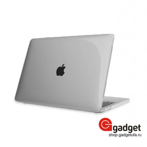 Чехол-накладка пластиковая для Macbook Pro 15 A1707 серая глянцевая