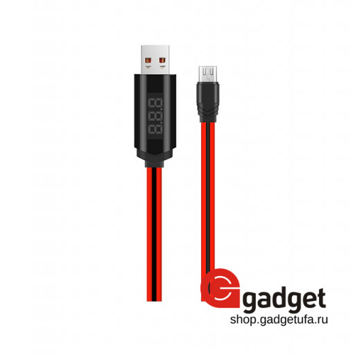 USB кабель Hoco U29 Lightning с LED дисплеем 1m