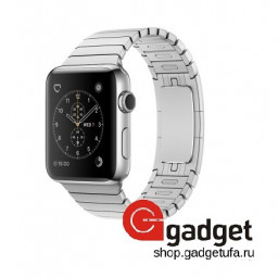 Блочный браслет для Apple Watch 42/44mm застежка "Бабочка" стальной купить в Уфе