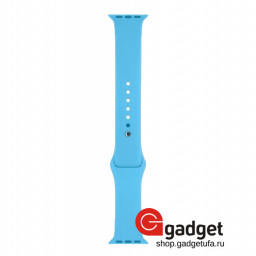 Силиконовый ремешок для Apple Watch 42/44mm синий купить в Уфе