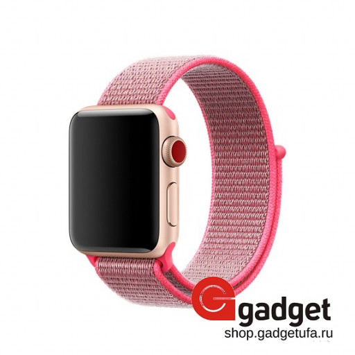 Спортивный браслет для Apple Watch 38/40mm Розовый