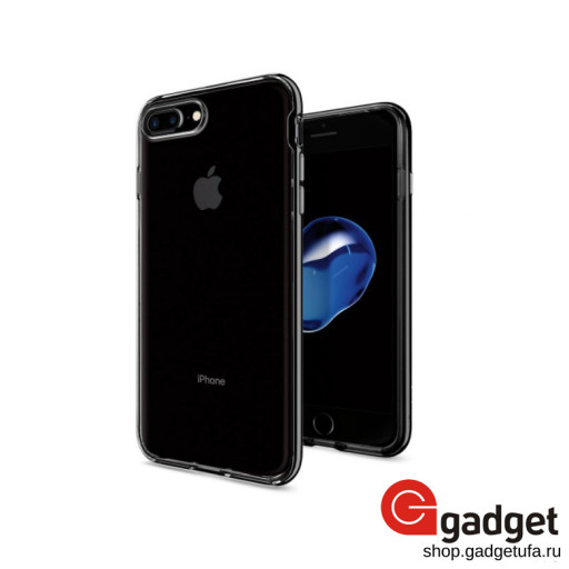 Накладка Spigen для iPhone 7/8 Plus Neo Hybrid Cristal 2 (ver 2) пластиковая черная 055CS22372