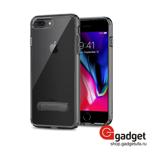 Накладка Spigen для iPhone 7/8 Plus Ultra Hybrid S пластиковая черная