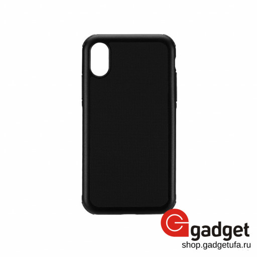 Накладка Just Mobile Quattro Back для iPhone X/Xs пластиковая черная