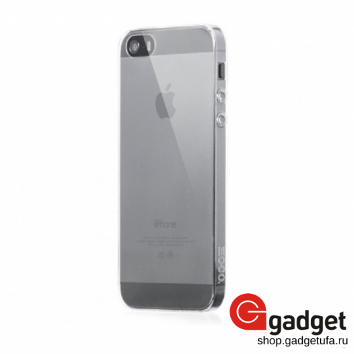 Накладка силиконовая HOCO Light Series TPU case для iPhone 5/5s прозрачная черная