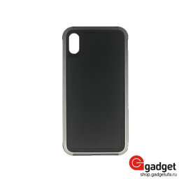 Накладка для iPhone XS Max противоударная черная купить в Уфе