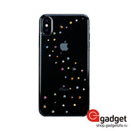 Накладка Bling My Thing для iPhone XS Max с кристаллами Swarovski Milky Way Cotton Candy прозрачная купить в Уфе