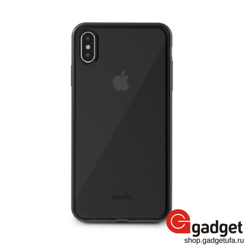 Накладка для iPhone XS Max Moshi Vitros прозрачная черная