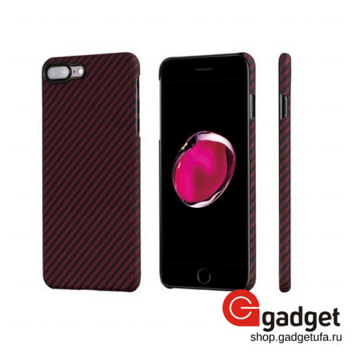 Накладка Pitaka MagCase для iPhone 7 Plus/8 Plus красно-черная