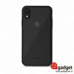 Накладка для iPhone XR Moshi Vitros прозрачная черная купить в Уфе