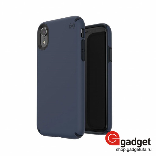 Накладка для iPhone XR Speck Presidio Pro силиконовая синяя