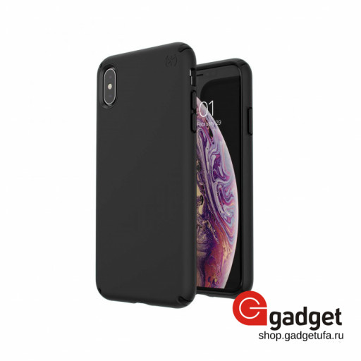 Накладка для iPhone XS Max Speck Presidio Pro силиконовая черная