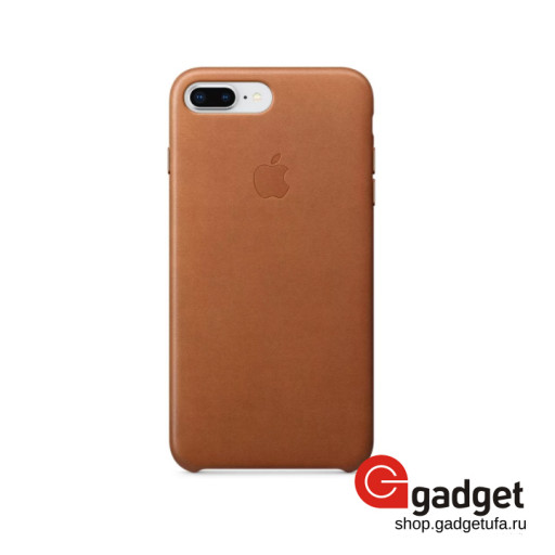 Чехол Apple Leather Case для iPhone 7/8 Plus Saddle Brown