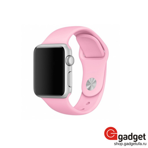 Силиконовый ремешок для Apple Watch 38/40mm розовый