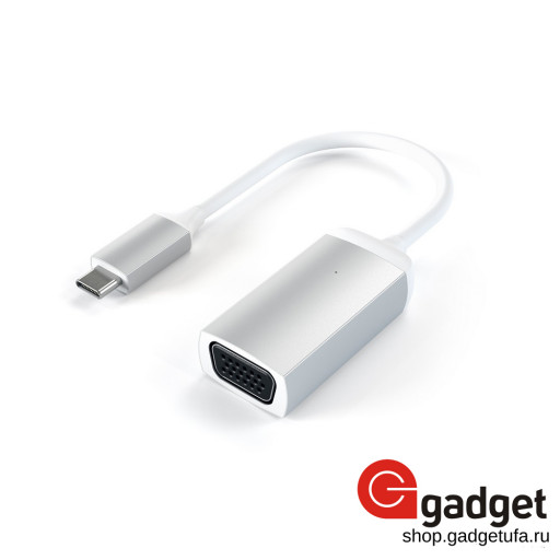 Адаптер Satechi Type-C to VGA 1080p/60Hz USB-C Cable Adapter - серебристый