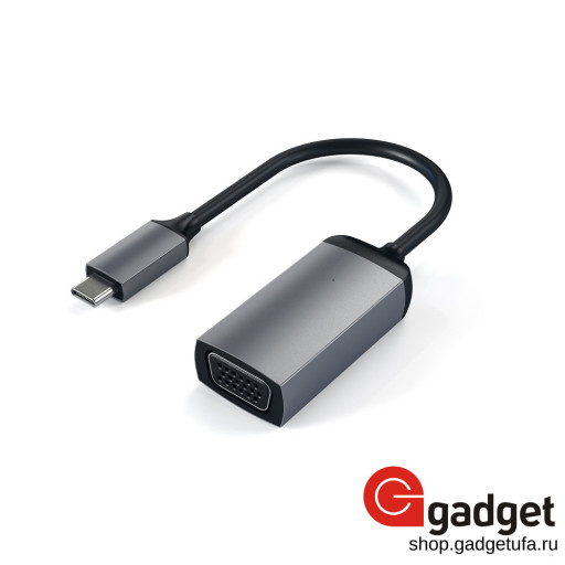Адаптер Satechi Type-C to VGA 1080p/60Hz USB-C Cable Adapter - темно-серый