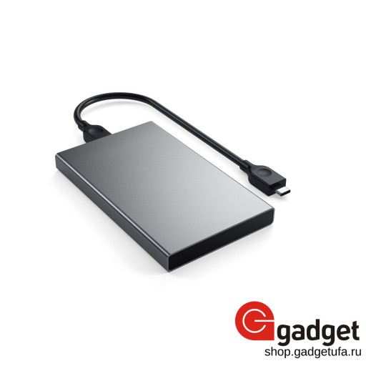 Корпус для жесткого диска Satechi Aluminum USB Type C External HDD Enclosure Case - темно-серый