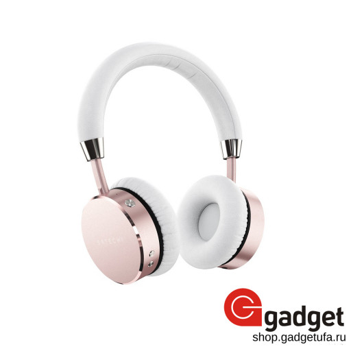 Наушники Satechi Bluetooth Aluminum Wireless Headphones - розово-золотые