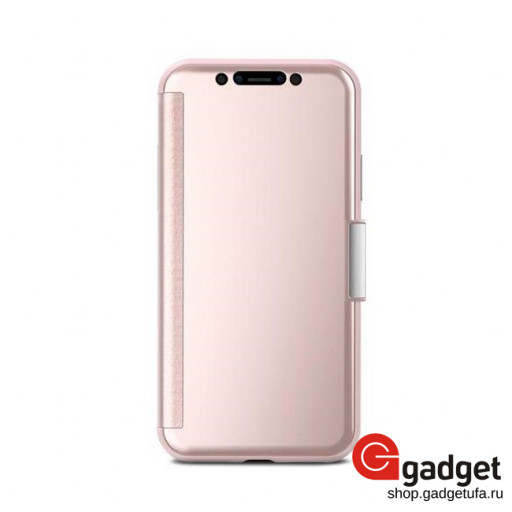 Чехол Moshi StealthCover для iPhone X/Xs пластиковый розовый