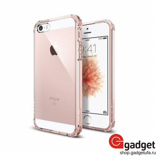 Накладка SGP для iPhone 5/5s/SE Crystal Shell розовая