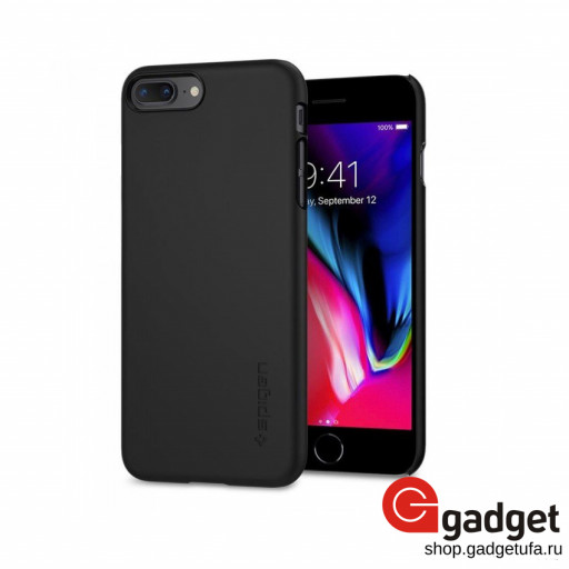 Накладка Spigen для iPhone 7/8 Plus Thin Fit черная 055CS22238