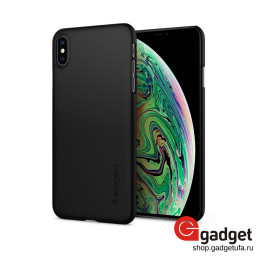 Накладка Spigen для iPhone XS Max Thin Fit 360 черная купить в Уфе